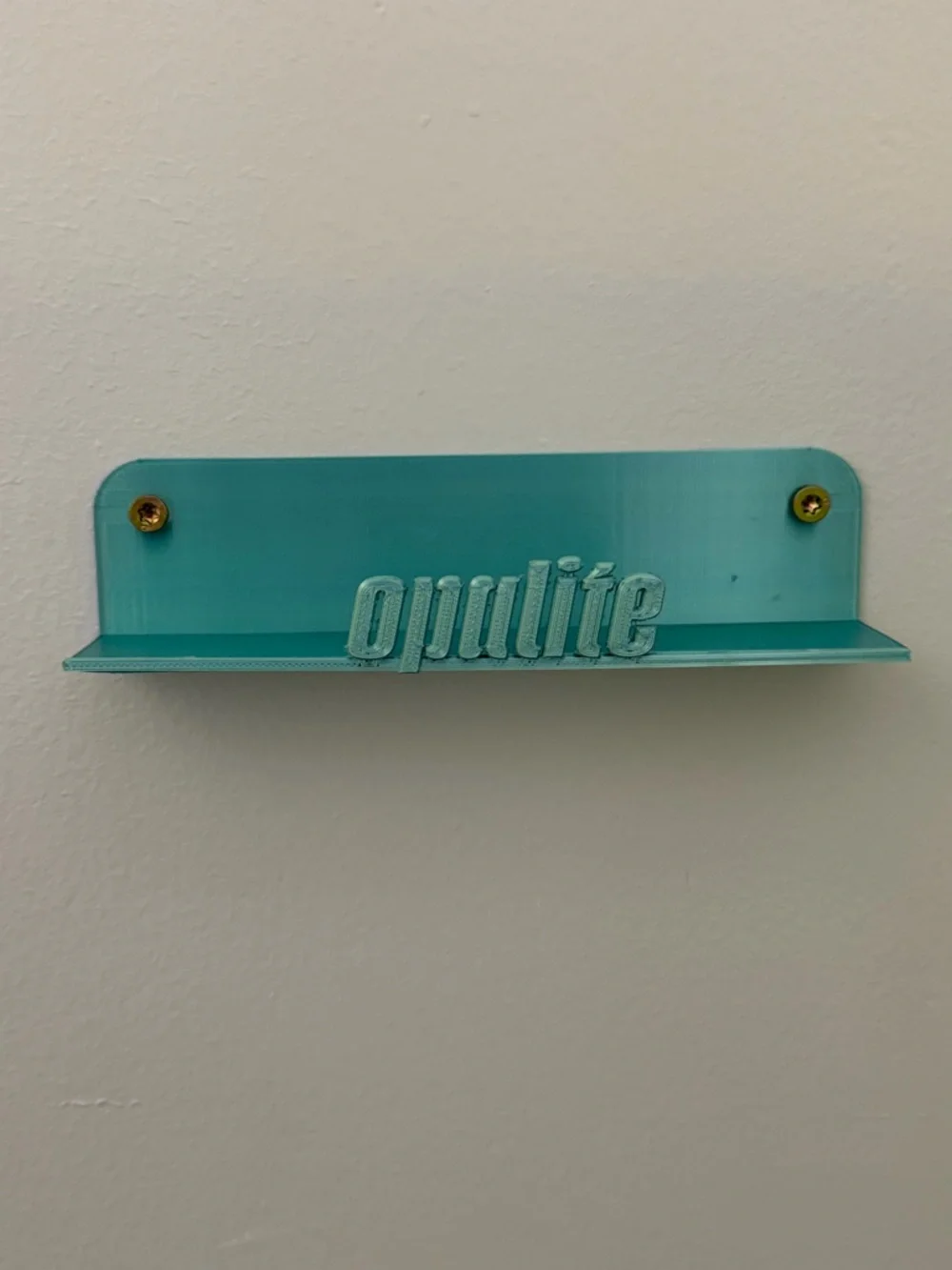 Opalite aqua “opal” 7” vinyl holder